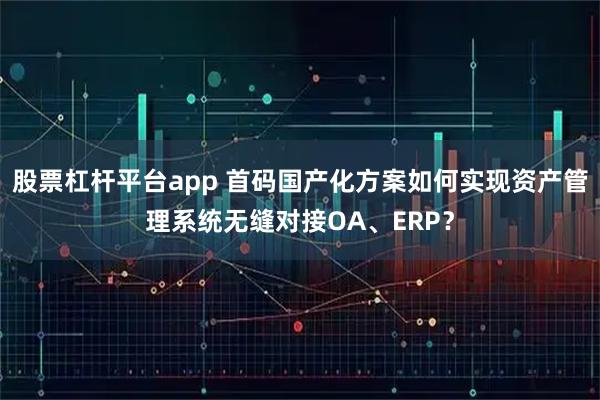 股票杠杆平台app 首码国产化方案如何实现资产管理系统无缝对接OA、ERP?